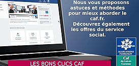 Les bons clics de la Caisse d'Allocations Familiales - par CAF