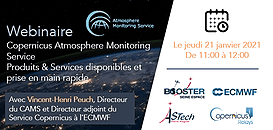 Webinaire : Copernicus Atmosphere Monitoring Service – Produits & Services disponibles et prise en main rapide