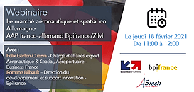 Webinaire - Le marché aéronautique et spatial en Allemagne et AAP franco-allemand BpiFrance/ZIM