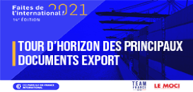 Tour d'horizon des principaux documents export