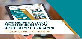 CORUM L’Épargne vous aide à déclarer les revenus de vos SCPI efficacement et sereinement