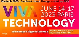 Focus sur la RSE orange au salon Vivatech 2023 avec ses start ups