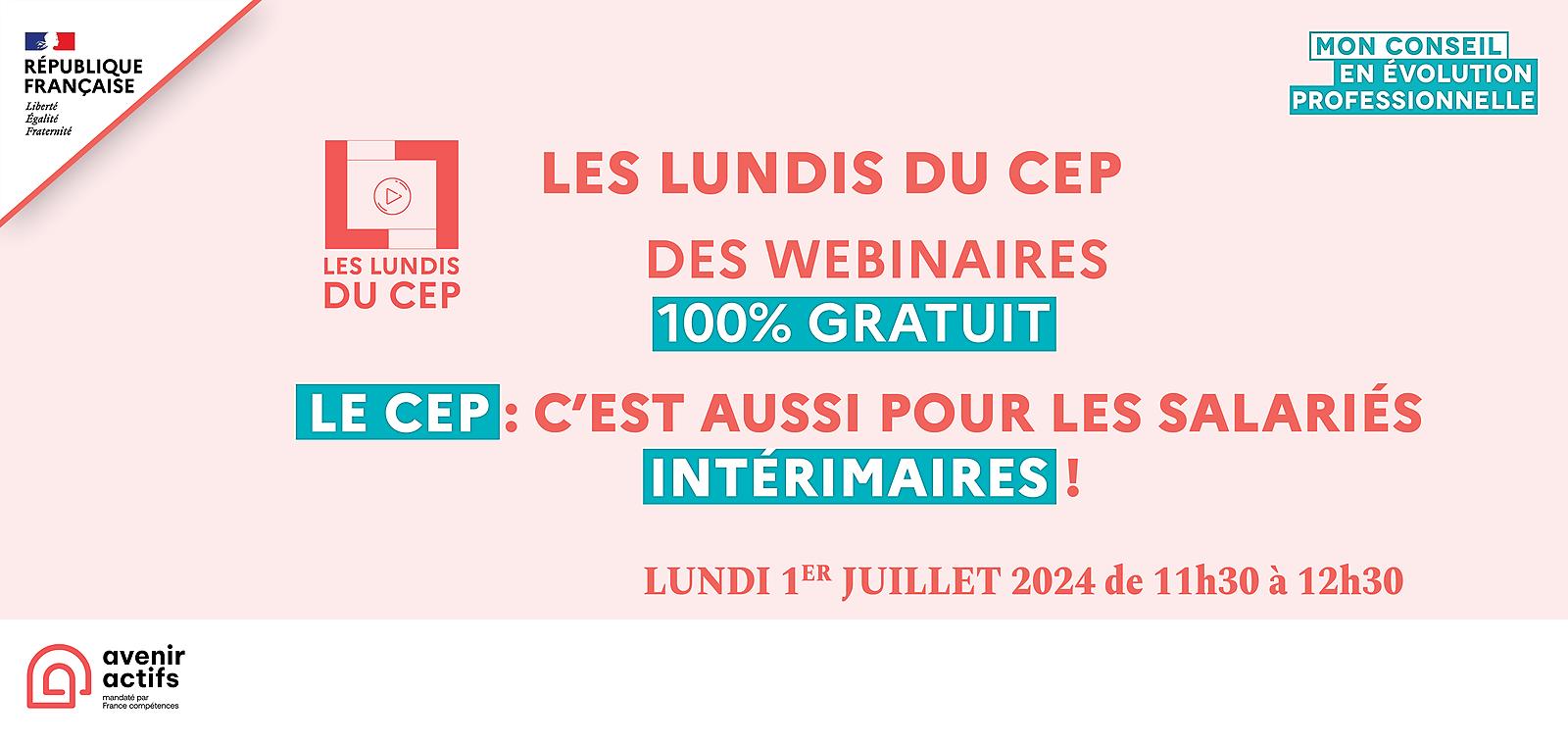 Le CEP : c'est aussi pour les salariés intérimaires !