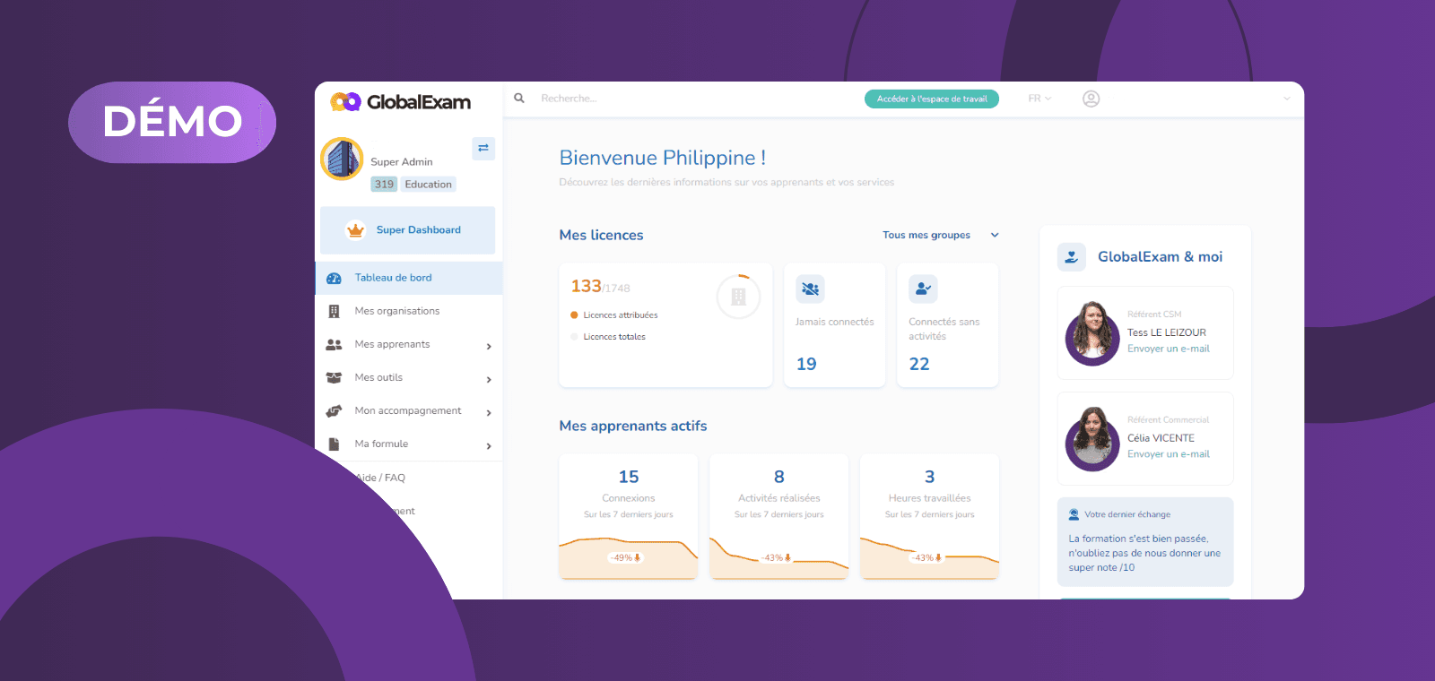 Maîtrisez le pilotage de vos formations en langues avec GlobalExam : devenez un expert de votre espace administrateur !