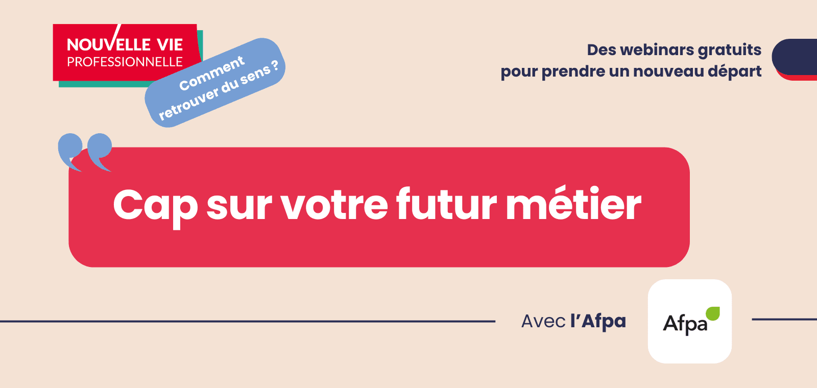 Cap sur votre futur métier ! par l'Afpa