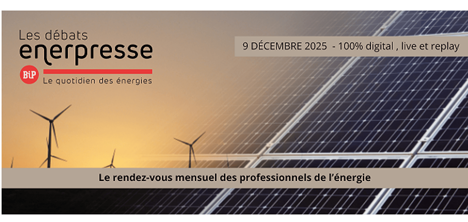 Débats BIP ENERPRESSE 8 Quelle mise en place des Certificats de Production de Biogaz