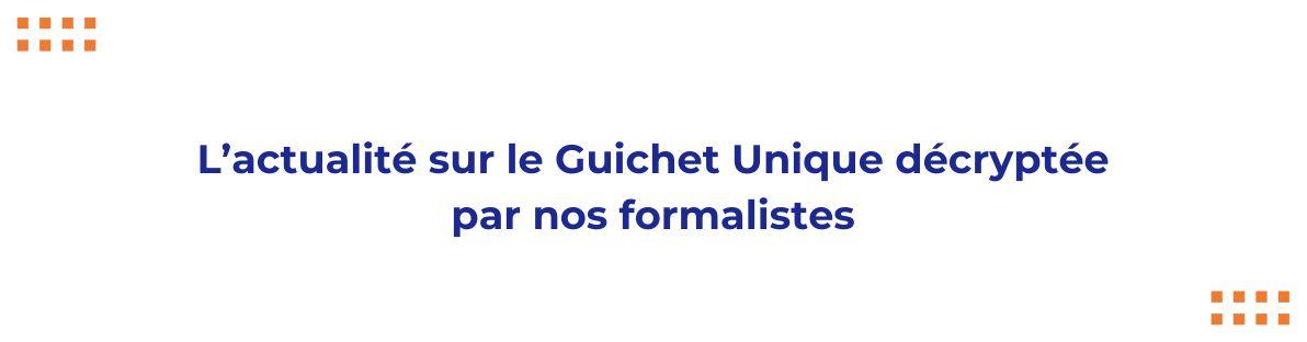 Guichet Unique