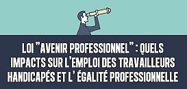 Impacts de la loi « Avenir professionnel» sur le handicap et l’égalité Femmes-Hommes