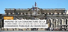 Analyse de la conjoncture de la commande publique au 30 septembre 2021