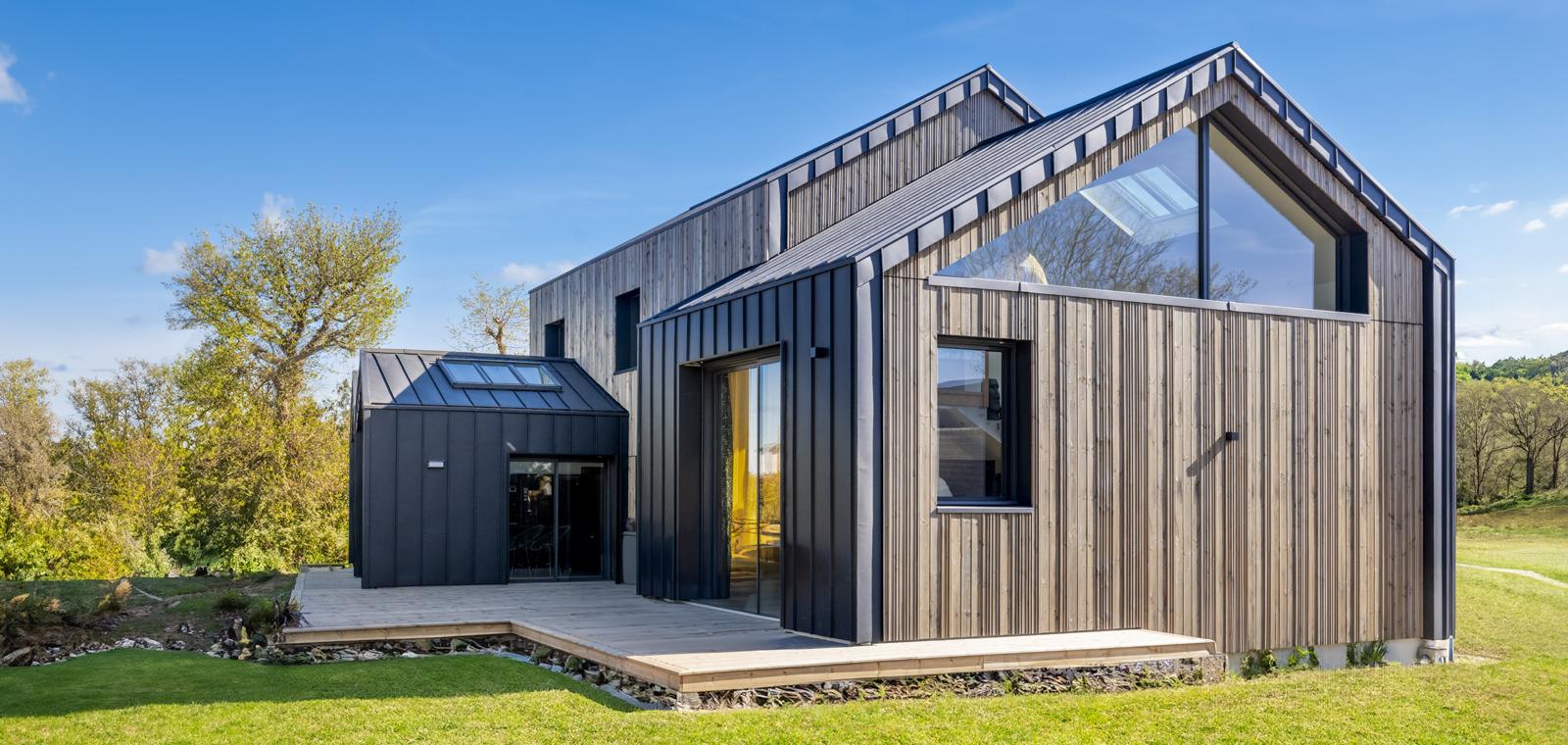 Bardage bois: décarbonation et esthétique > quels impacts sur la construction durable?