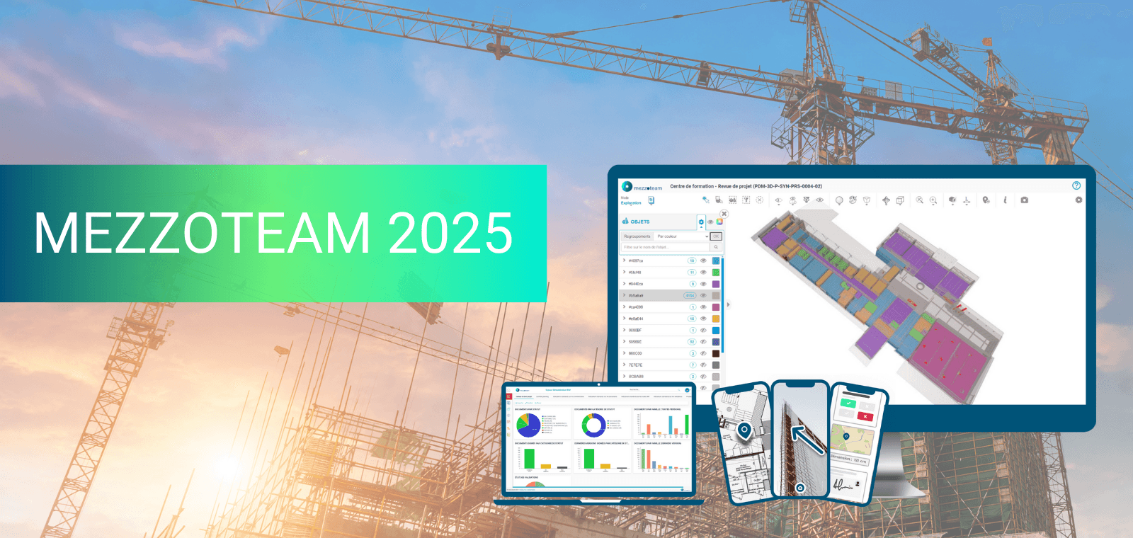 Mezzoteam 2025 : La plateforme unique de Construction Project Management