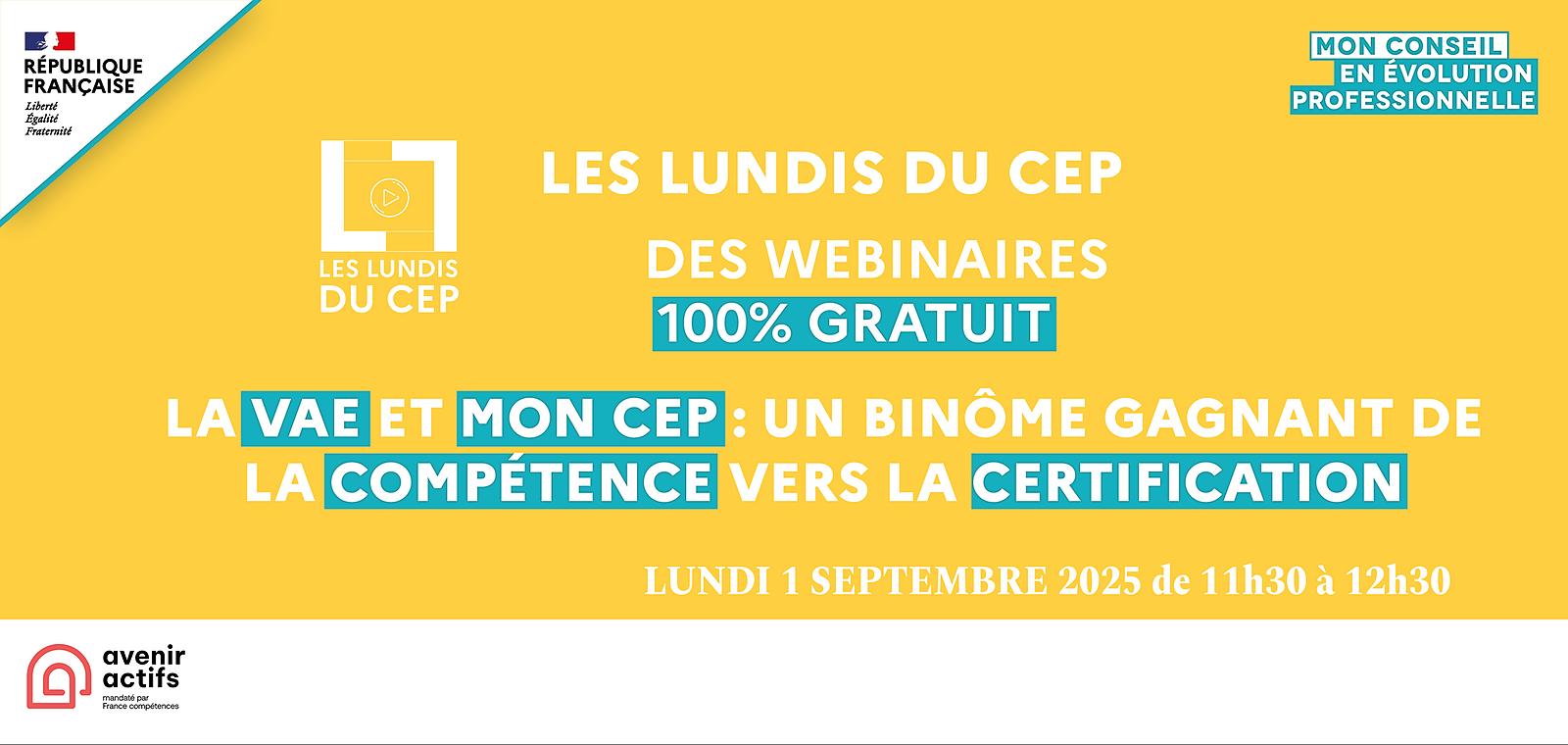 La VAE et Mon CEP : un binôme gagnant de la compétence vers la certification
