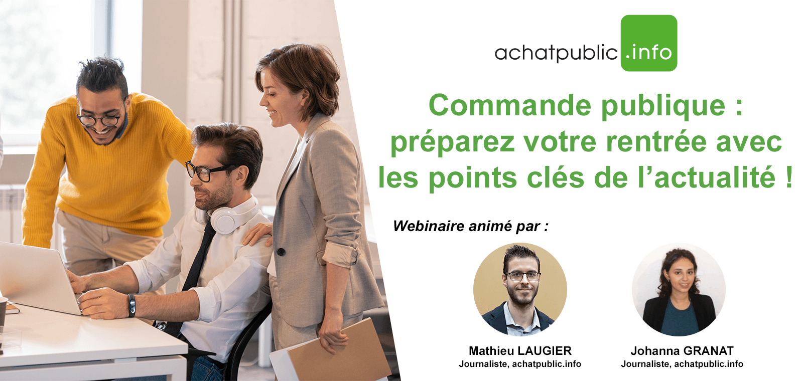 Commande publique : préparez votre rentrée avec les points clés de l’actualité