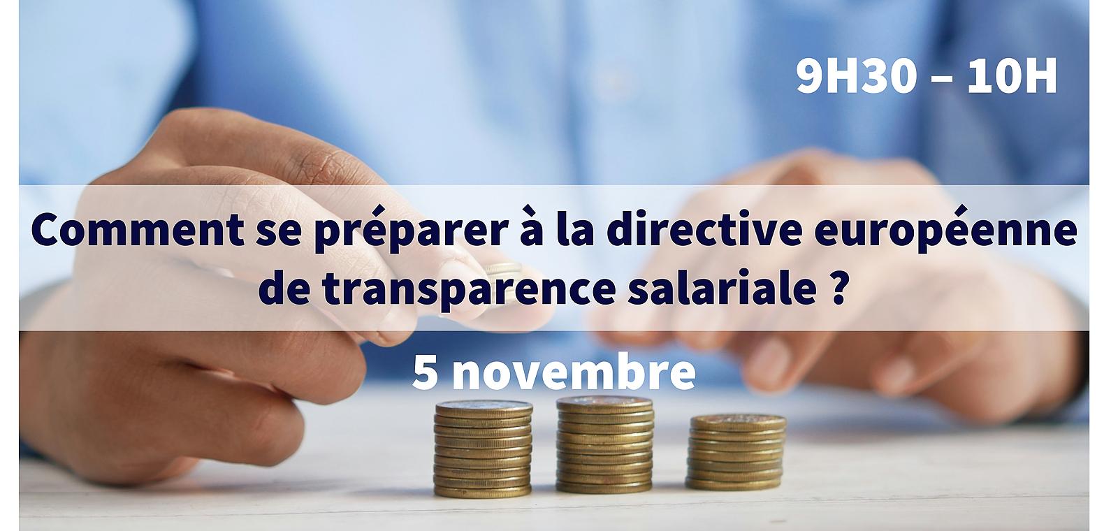 Comment se préparer à la directive européenne de transparence salariale ?