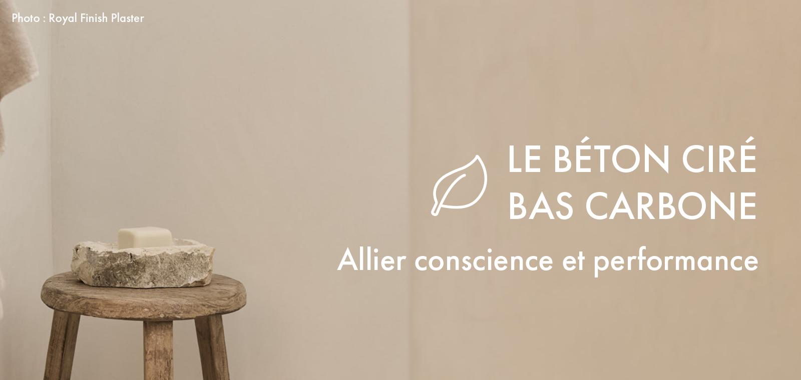 Béton ciré bas carbone : comment allier conscience et performance en décoration ?