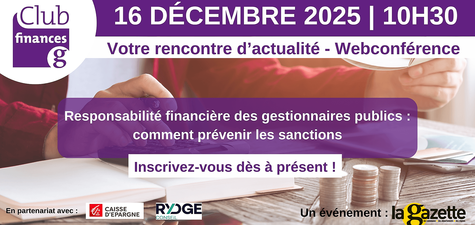 Club finances - Responsabilité financière des gestionnaires publics : comment prévenir les sanctions