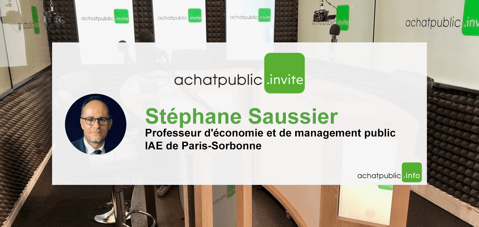 achatpublic invite... Stéphane Saussier