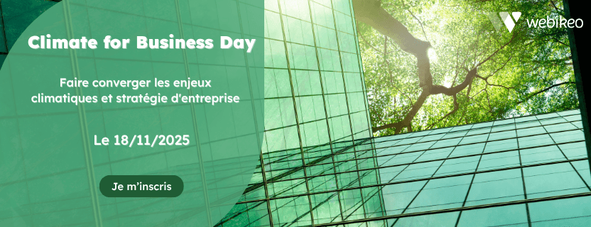 Climate for Business Day : Faire converger les enjeux climatiques et stratégie d'entreprise