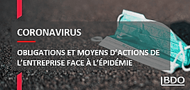 Coronavirus : obligations et moyens d’actions de l’entreprise face à l’épidémie