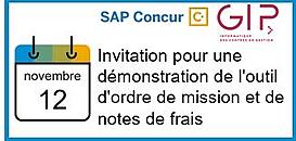 Démonstration de l'outil d'ordre de mission et de notes de frais de SAP Concur
